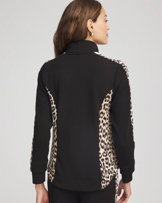 Zenergy® Mockneck Animal Print Jacket | Chico's